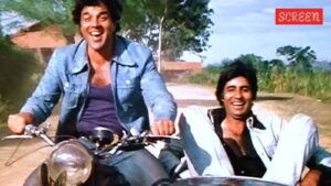 Amitabh Bachchan and Dharmendra in Sholay